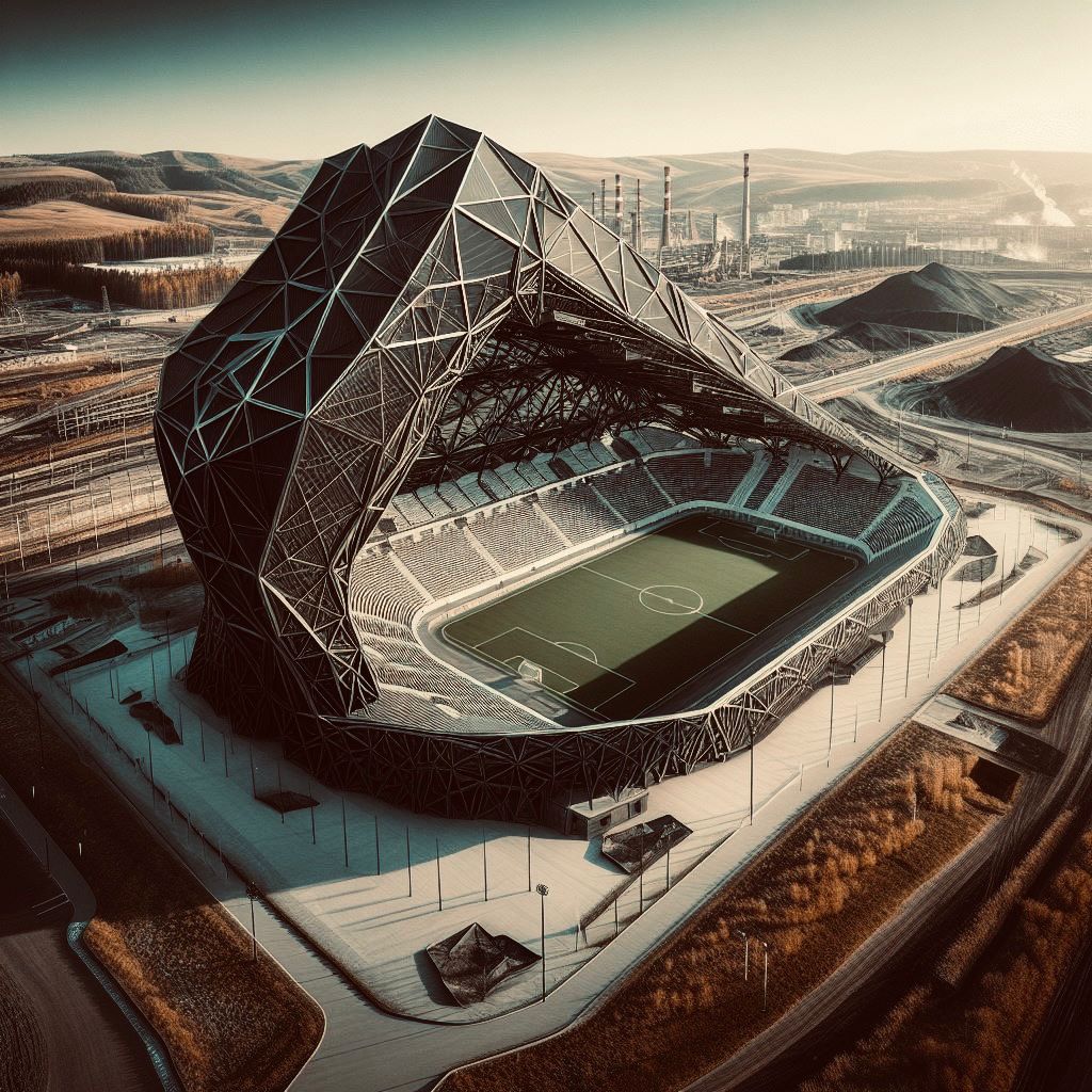 futurystyczny stadion