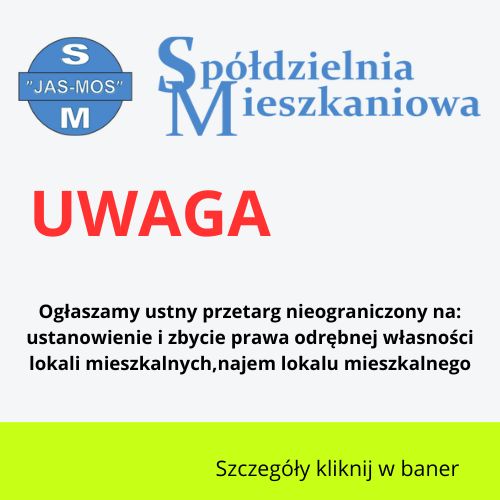 Zapraszamy do przetargu